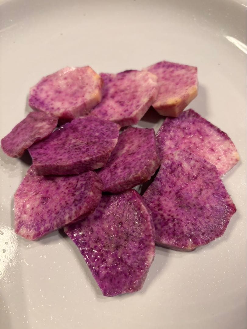 鹿児島県産 農薬・化学肥料不使用 紫山芋 12kg