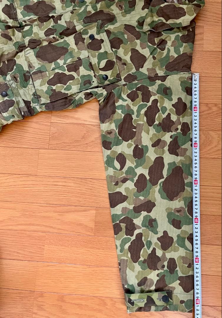 40s U.S.ARMY ダックハンターカモHBT 本物実物デッドストック PW