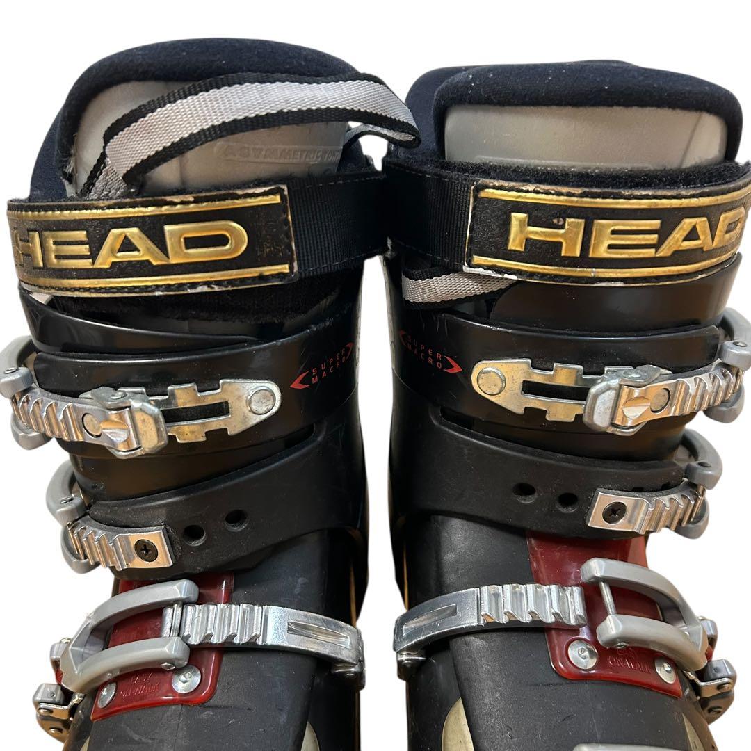 ⑨HEAD スキー ブーツ 4バックル ブラック 27cm
