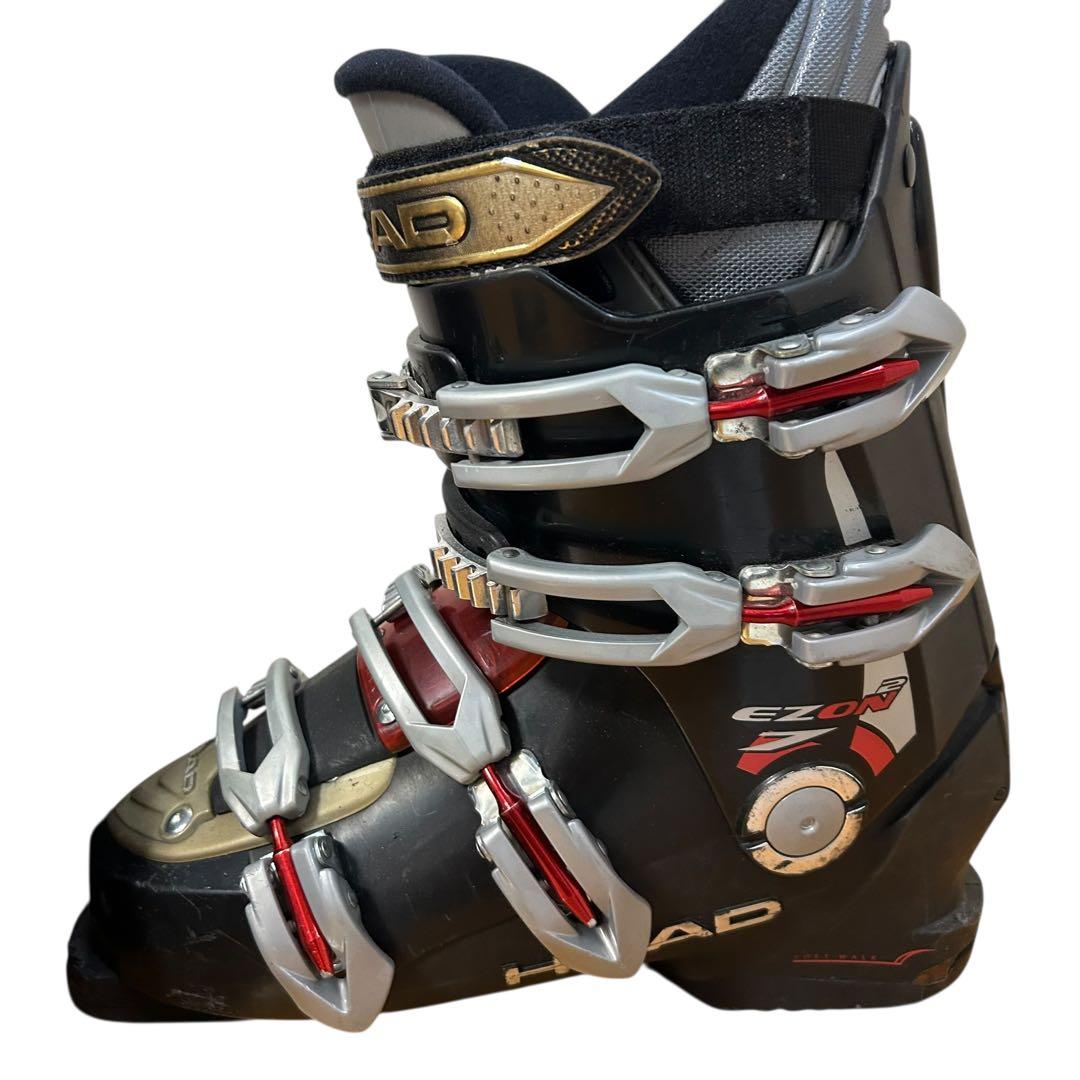 ⑨HEAD スキー ブーツ 4バックル ブラック 27cm