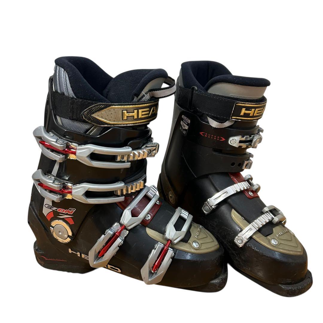 ⑨HEAD スキー ブーツ 4バックル ブラック 27cm