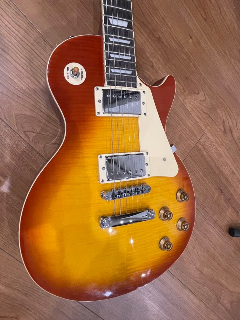 ギブソンバーストレプリカ　美品レスポール3.95kg ハニーバースト　おまけ付き