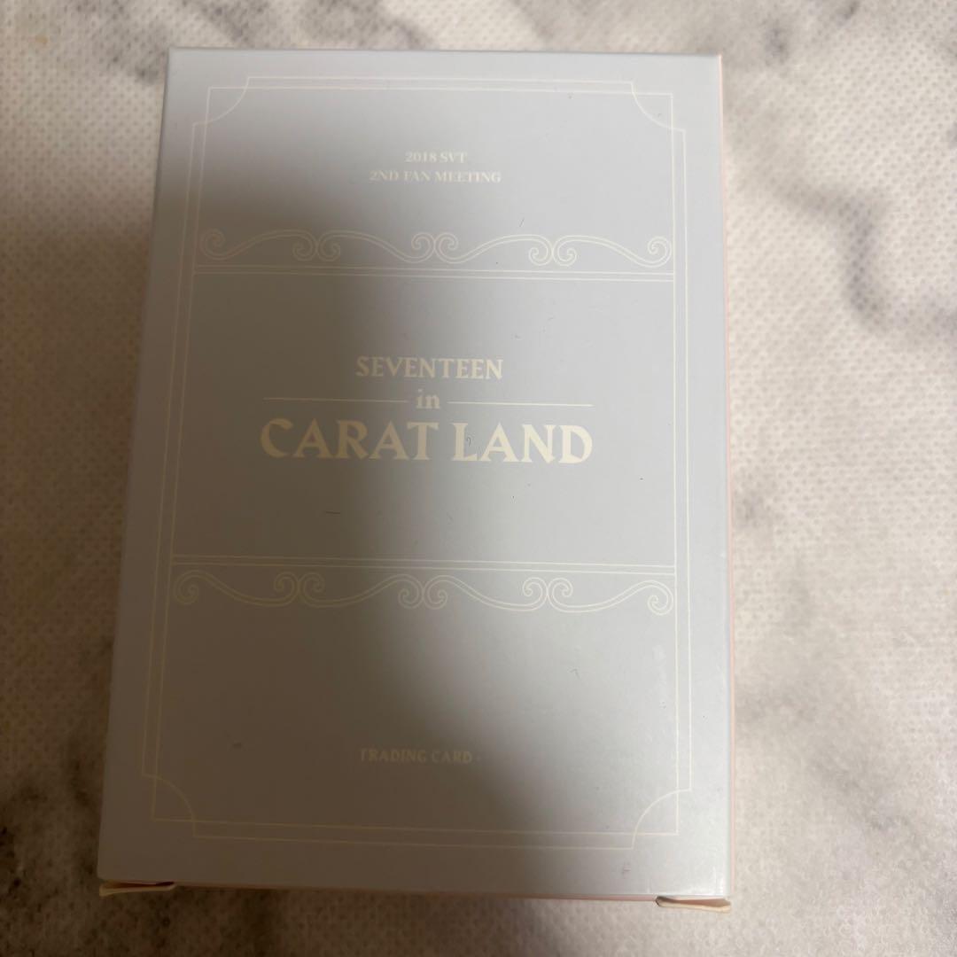 seventeen 2018 caratland フォトカードセット　 ブルー