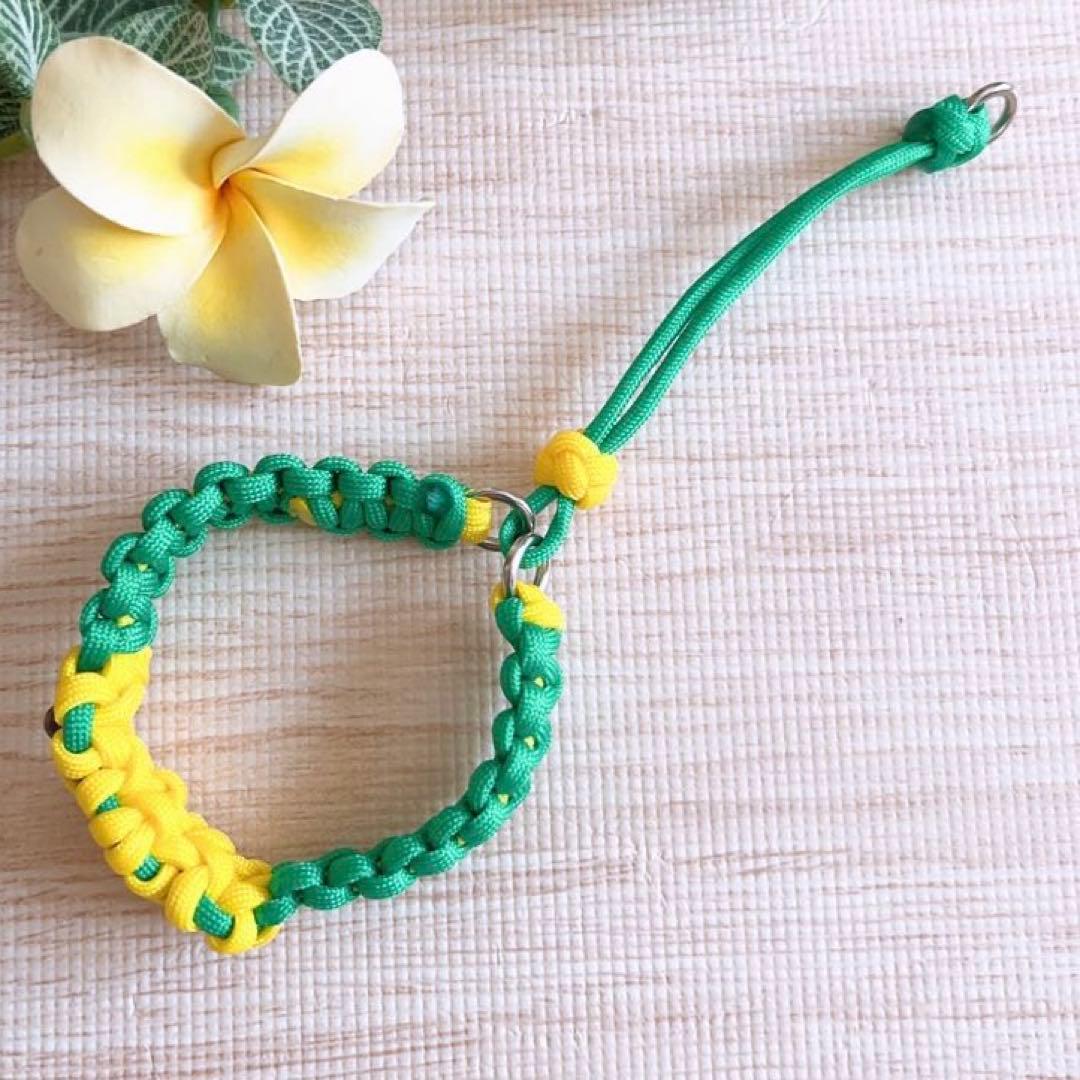 パラコードリード　ハーフチョーク　ひまわり　No.0172