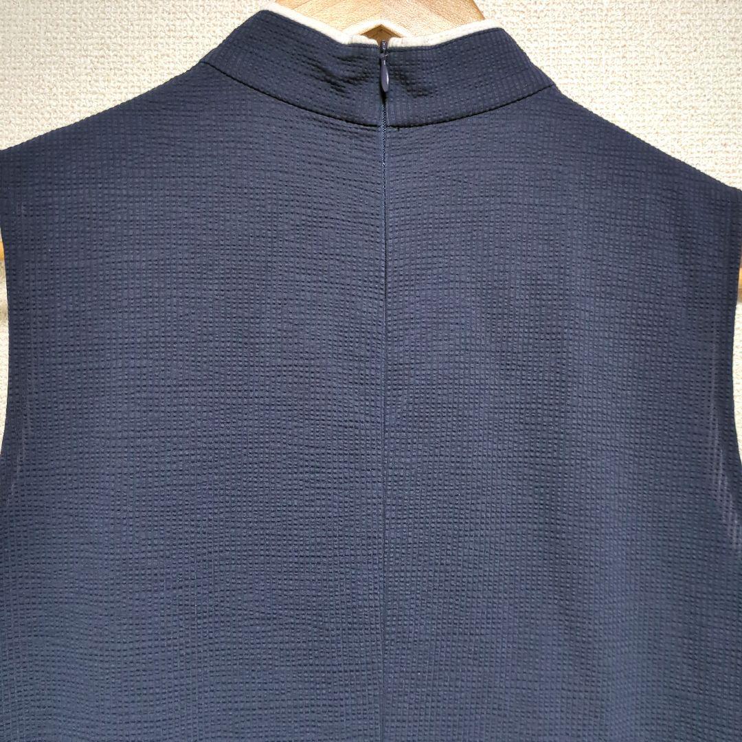 LANVIN ランバンスポール ワンピース ネイビー 38 M