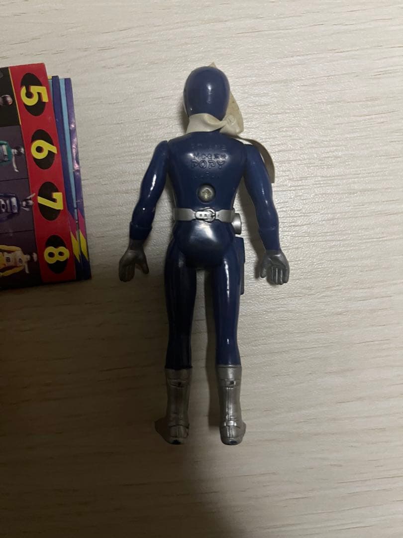 ⚠️当時物　ワールドヒーロー　電磁戦隊デンジマン　デンジブルー　ポピー