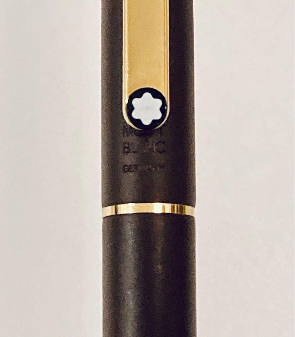 ドイツ製◆モンブラン 高級ボールペン Sライン MONTBLANC 1980s茶