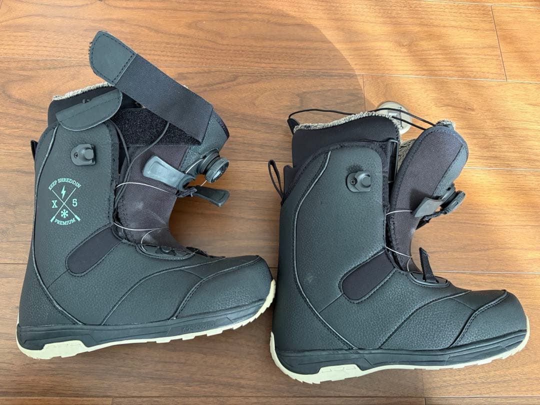 クロスファイブ PX-BOA 24.5cmスノーボードブーツ