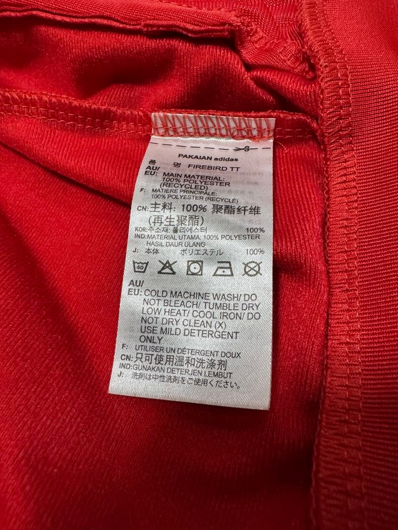 adidas ファイアーバード　トラックジャケット　レッド Lサイズ