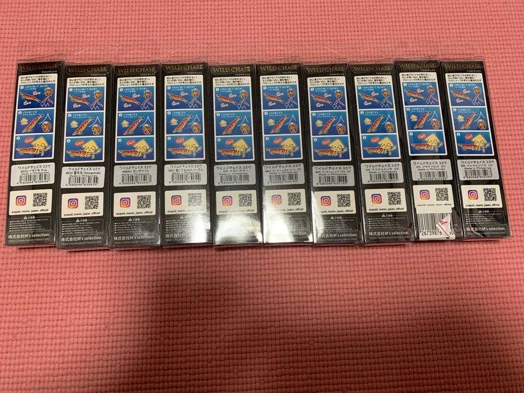 スクイッドマニア ワイルドチェイス特注3.5号 34本まとめ売り