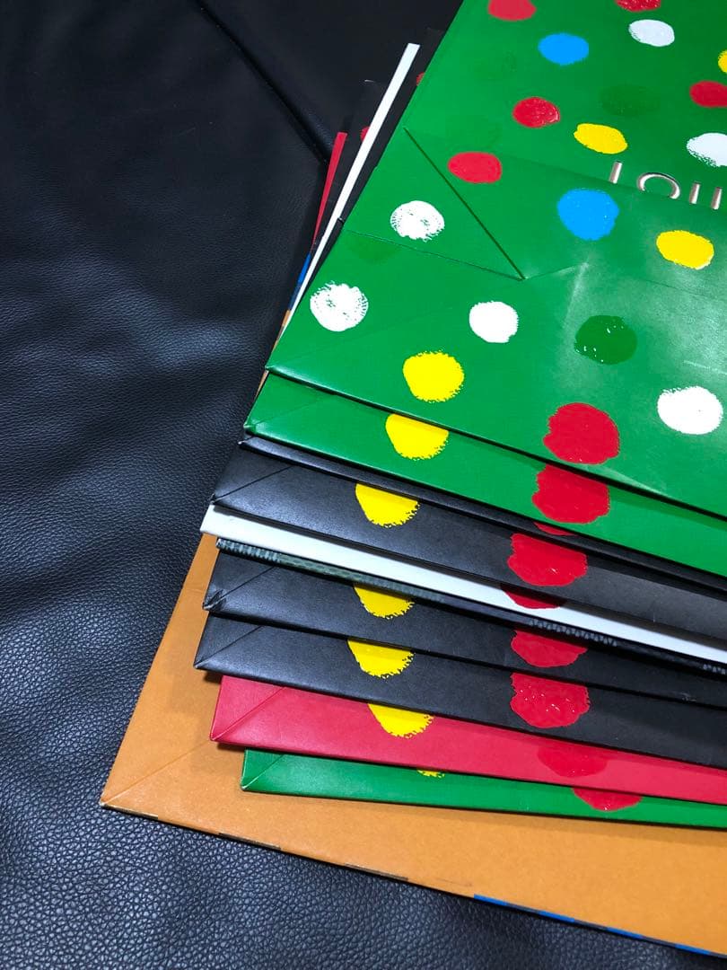 ルイヴィトン　草間彌生デザイン　ショッパー　大サイズ、中サイズショッパー