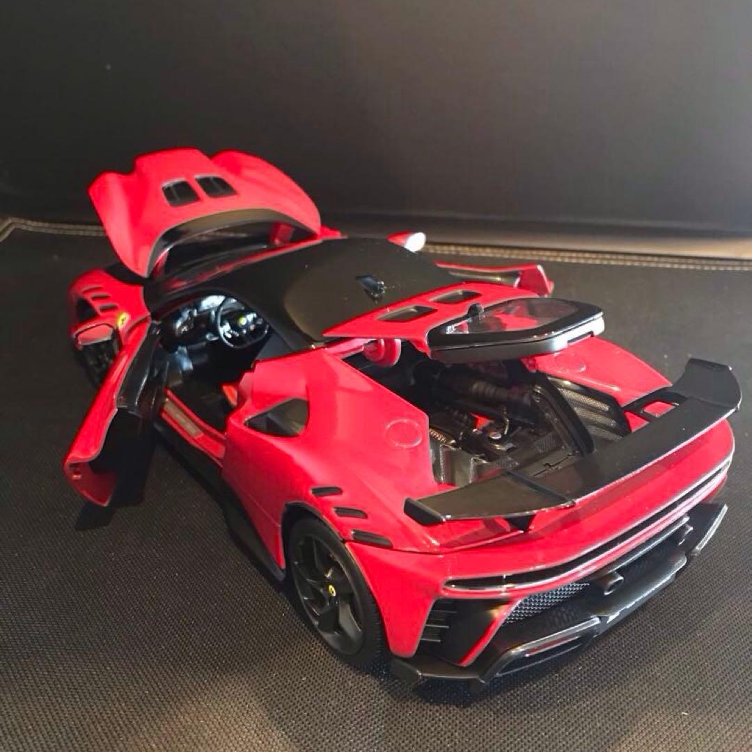 ミニカー4台、Ferrari812/SF90XX, AMG one, SVJ64