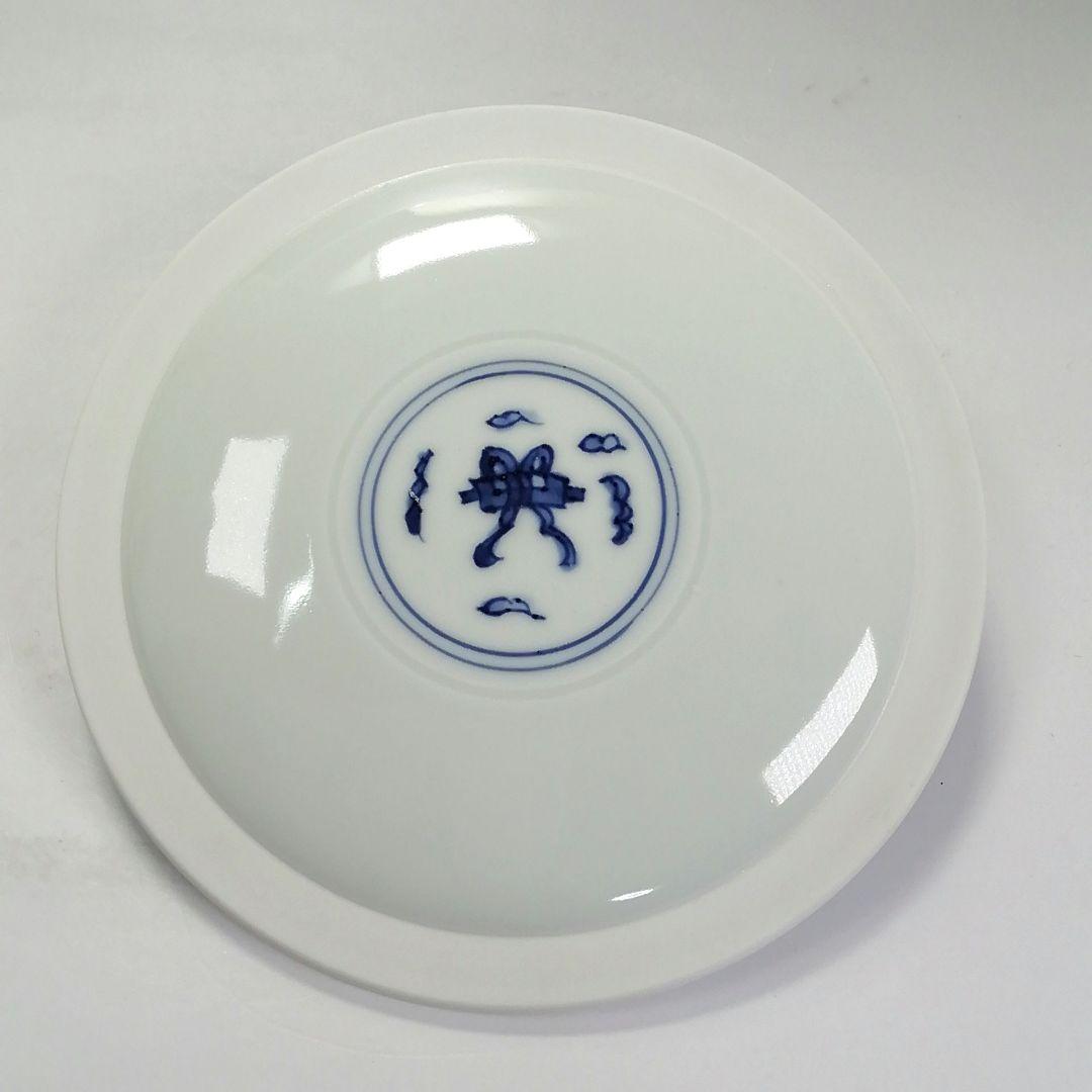 Ｓ５８５　皆具　『染付　台子皆具』『平安　秀峰造』　共箱　茶道具