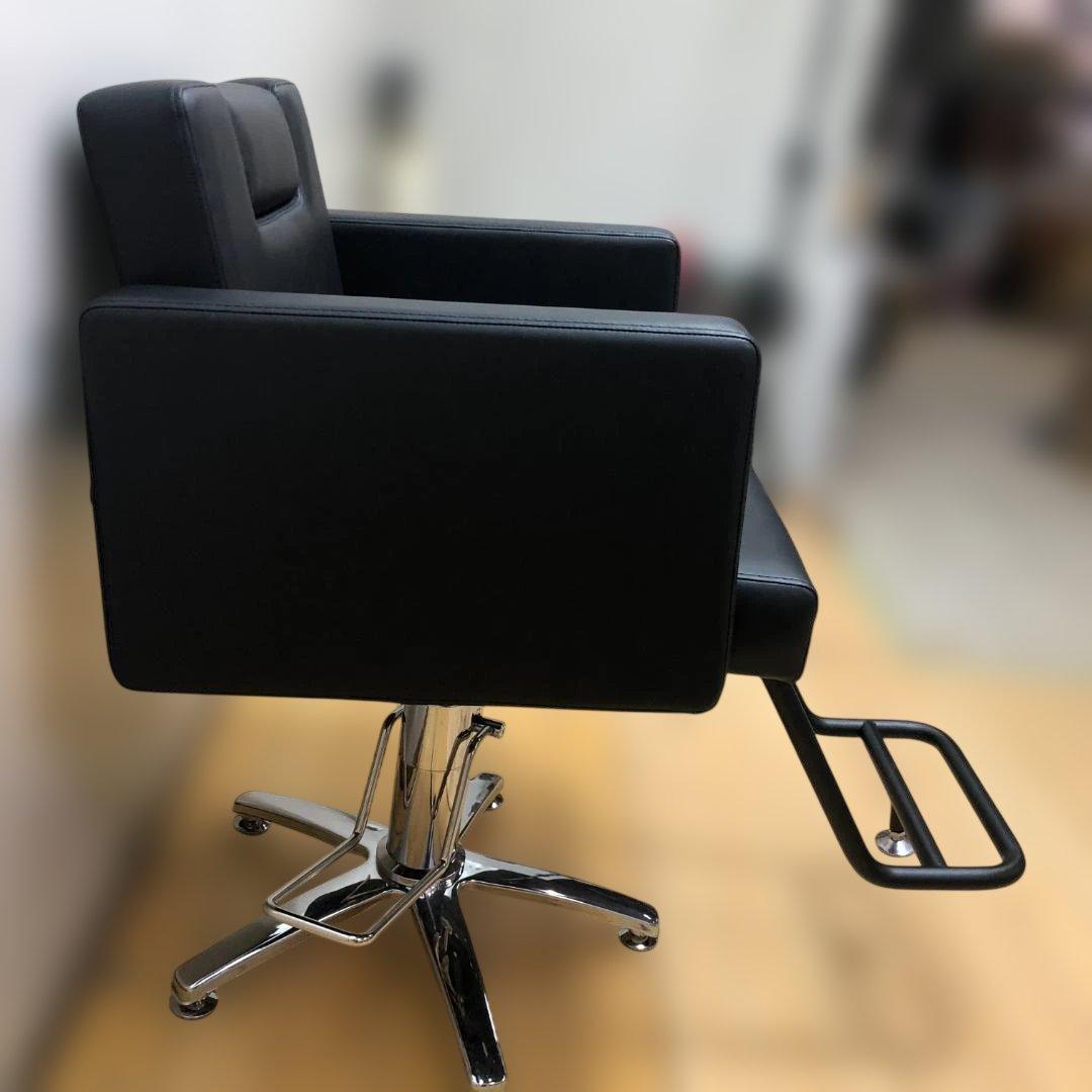 美品 バックシャンプー用 油圧昇降 ブラック 美容室 ヘッドスパ 112930