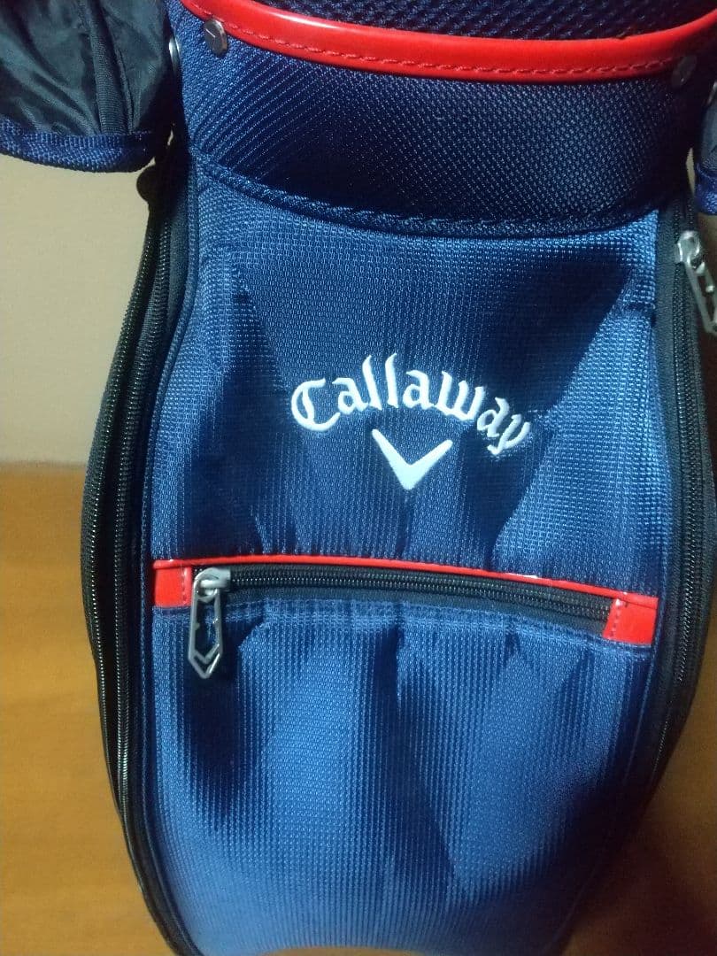 Callaway キャディバッグ ネイビー/ホワイト/レッド