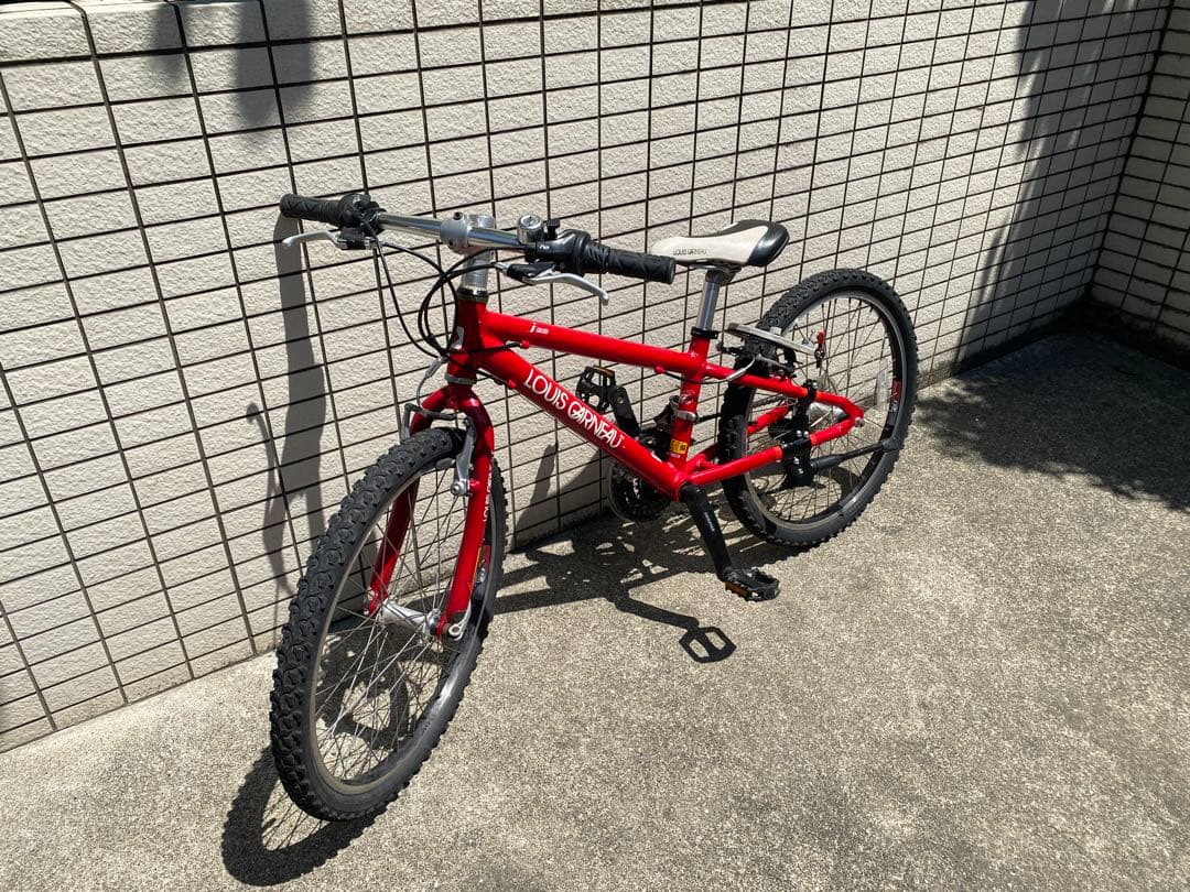 【引き取り限定】LOUIS GARNEAU ジュニア22インチ　自転車 レッド