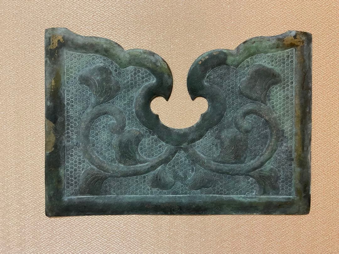 岸和田城　天守閣　勾欄平桁木口金具