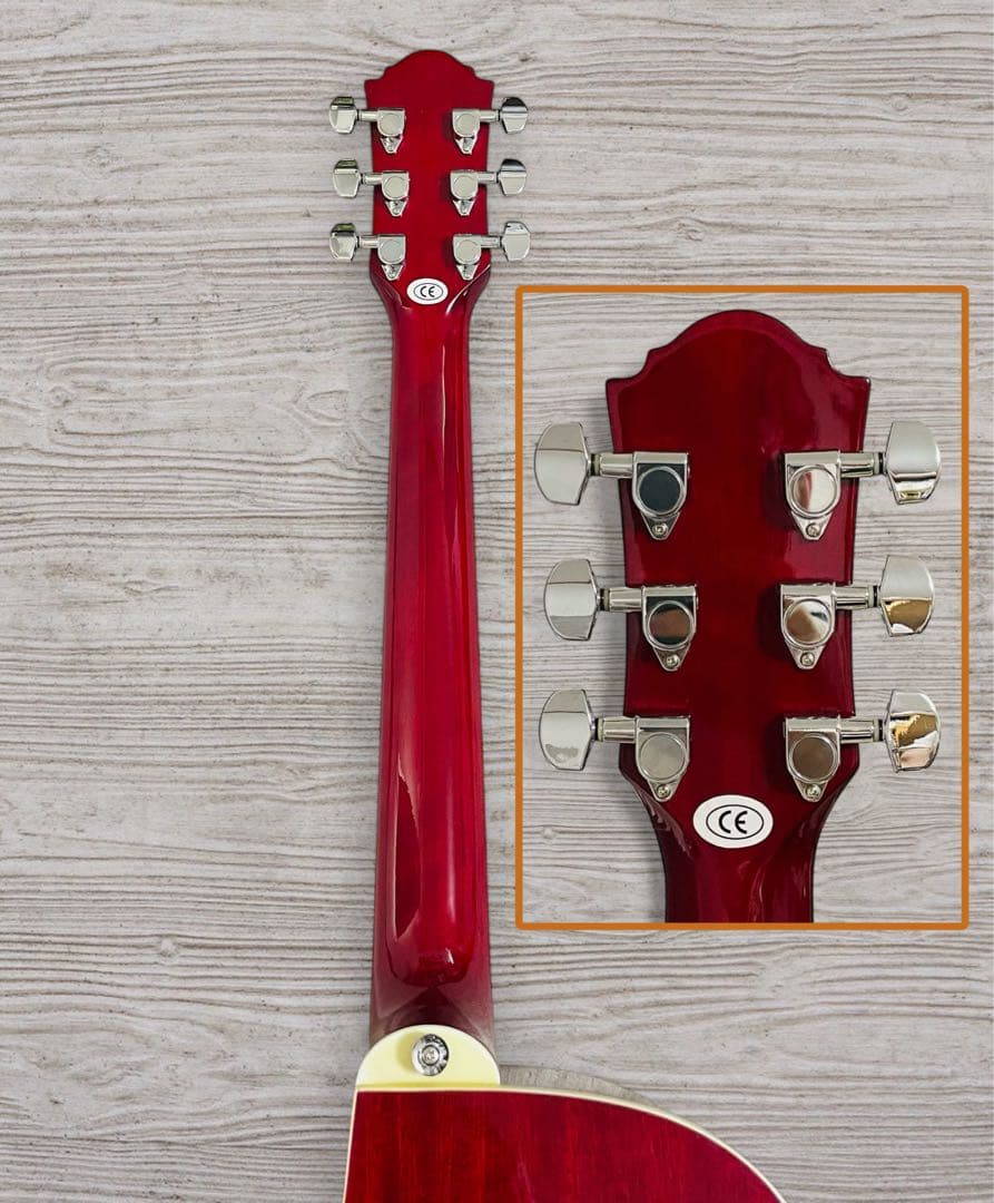 （美品）Juno EA-50C エレアコ ワインレッド色