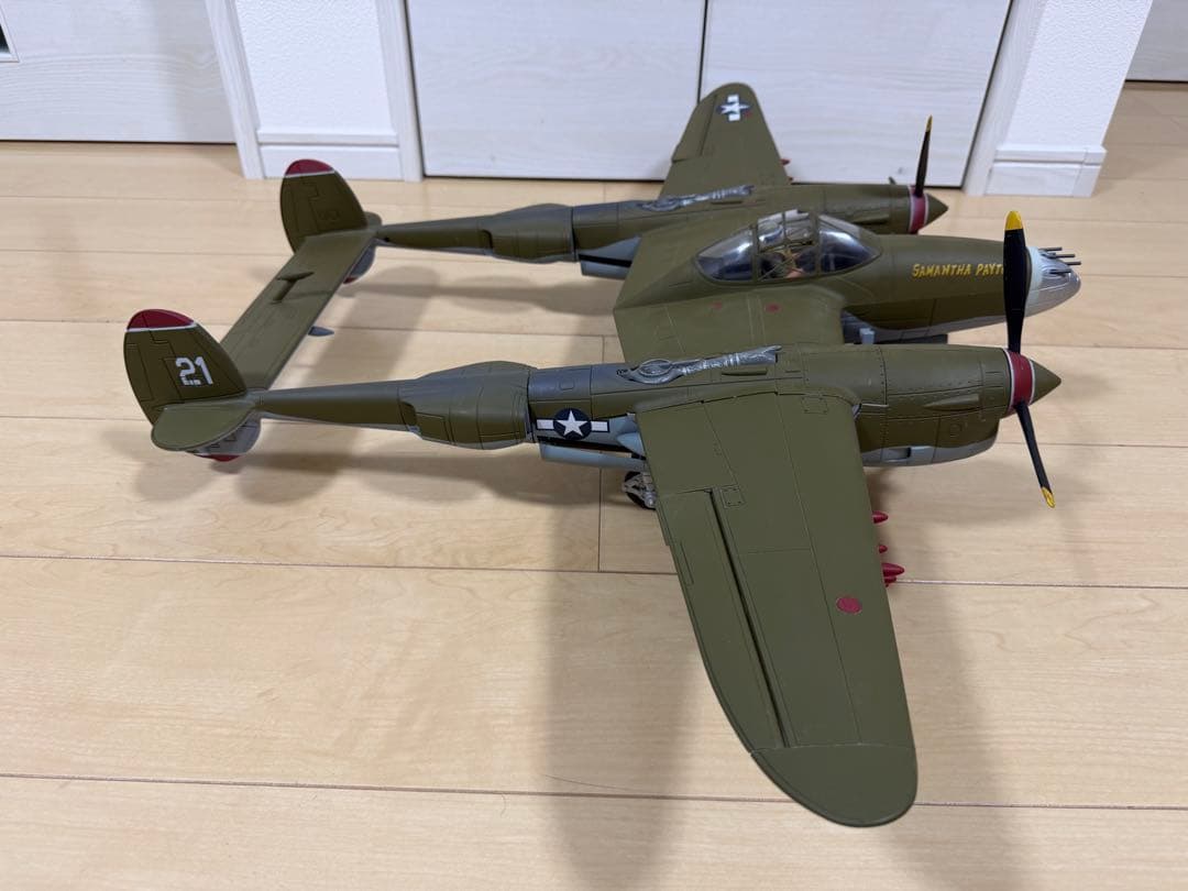【希少】センチュリートイズ 1/18 アメリカ陸軍 P-38J ライトニング