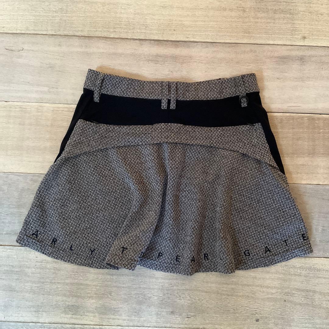 新品未使用PEARLY GATESツイード風ゴルフスカート裏地付 1