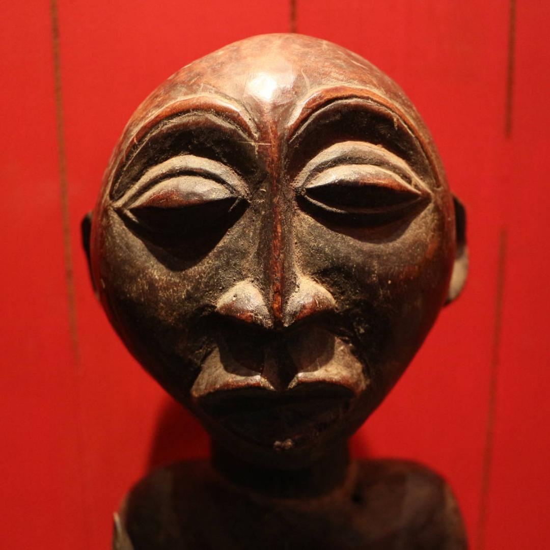 フォークアート アフリカ 置物 オブジェ 民族 木彫 ヴィンテージ 彫刻 3