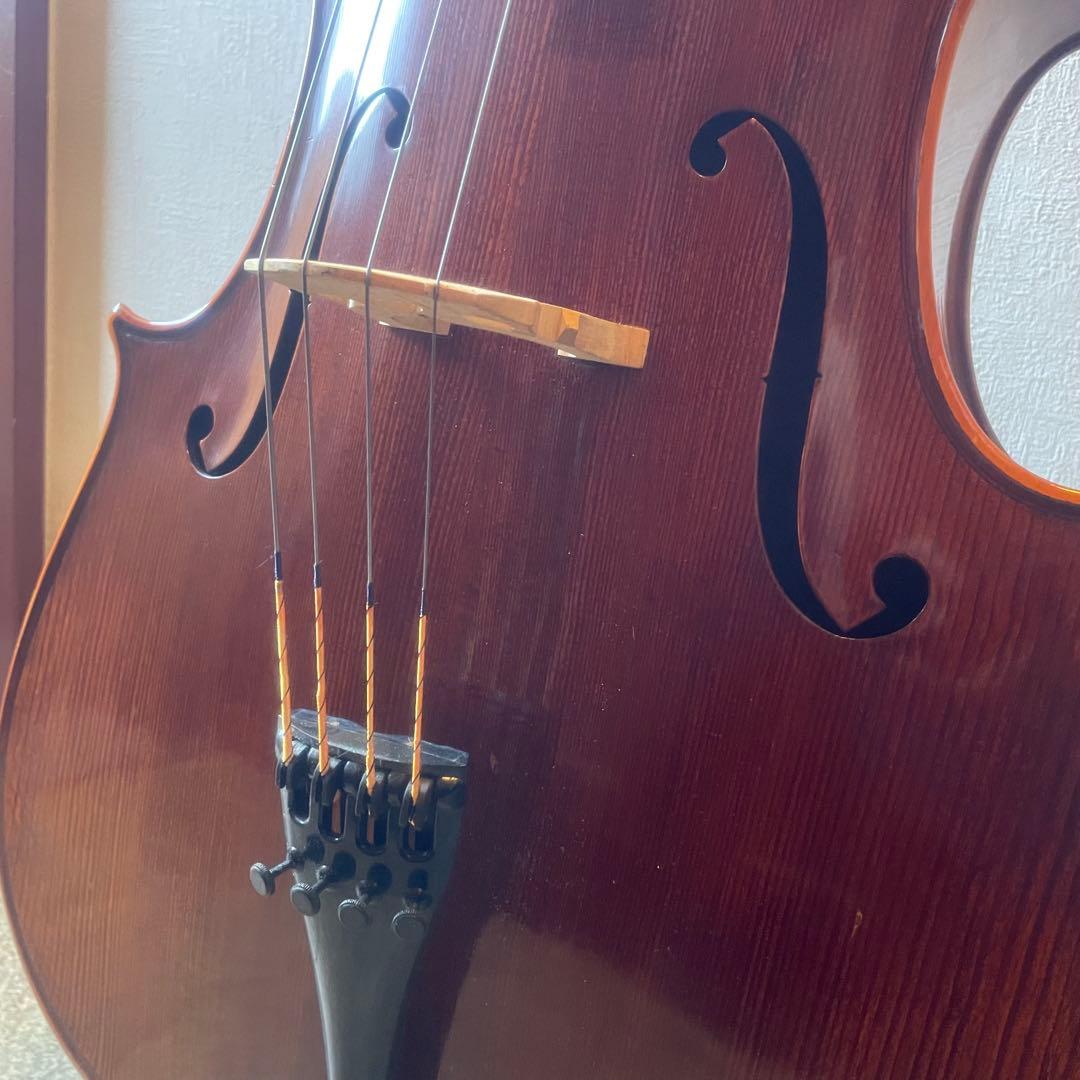 【ヴィオラ】geminiano no.10 チェロ4/4【ハードケース付】