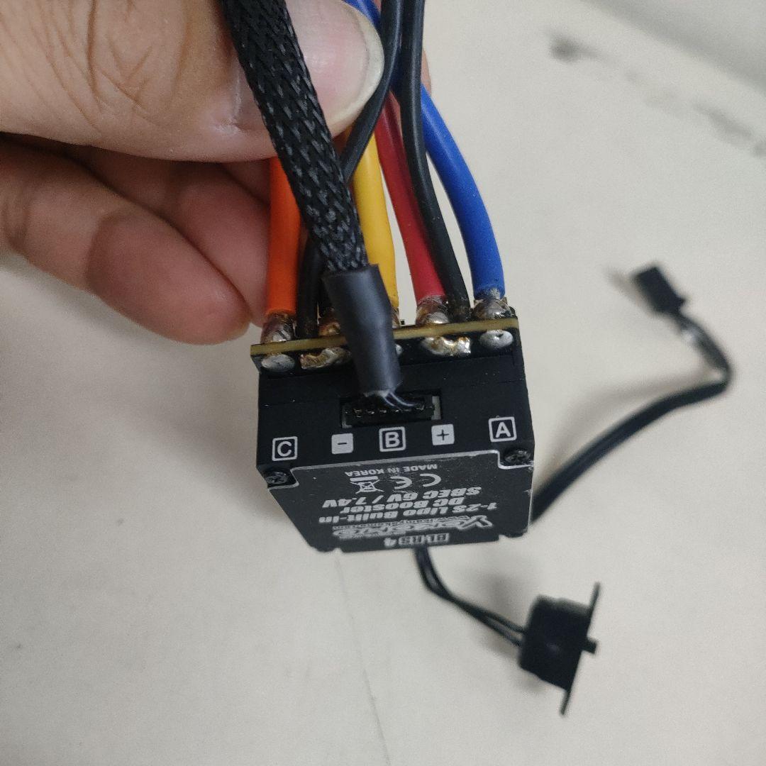 【使用少】ヨコモBL-RS4ドリフトスペックESC、10.5tモーターセット