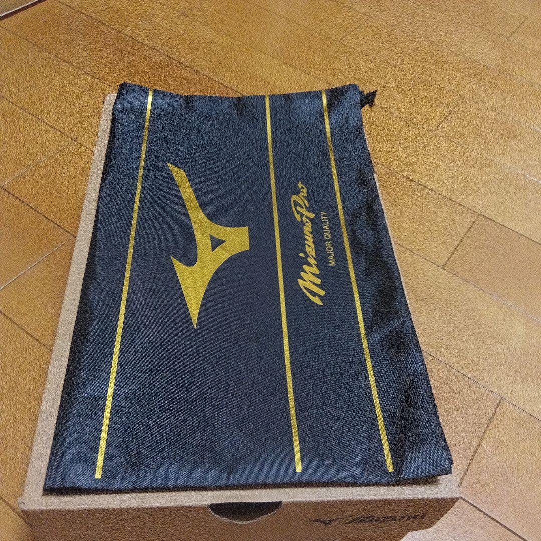 Mizuno 　ミズノプロ　試し履き数分の美品　スパイク・シューズ　白　公式野球