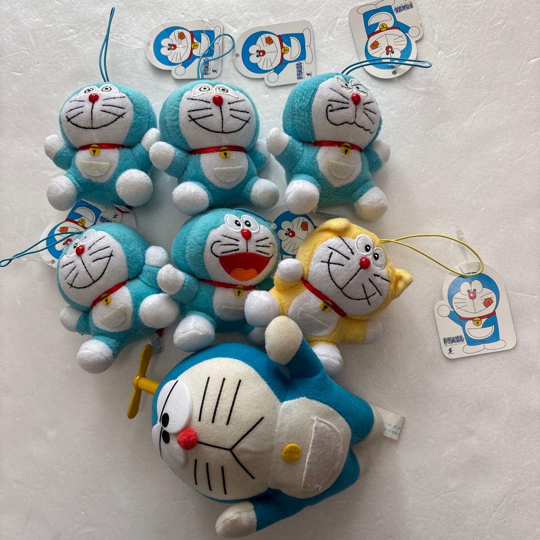 ドラえもん＆元祖ドラえもん　ゴム紐マスコット-R