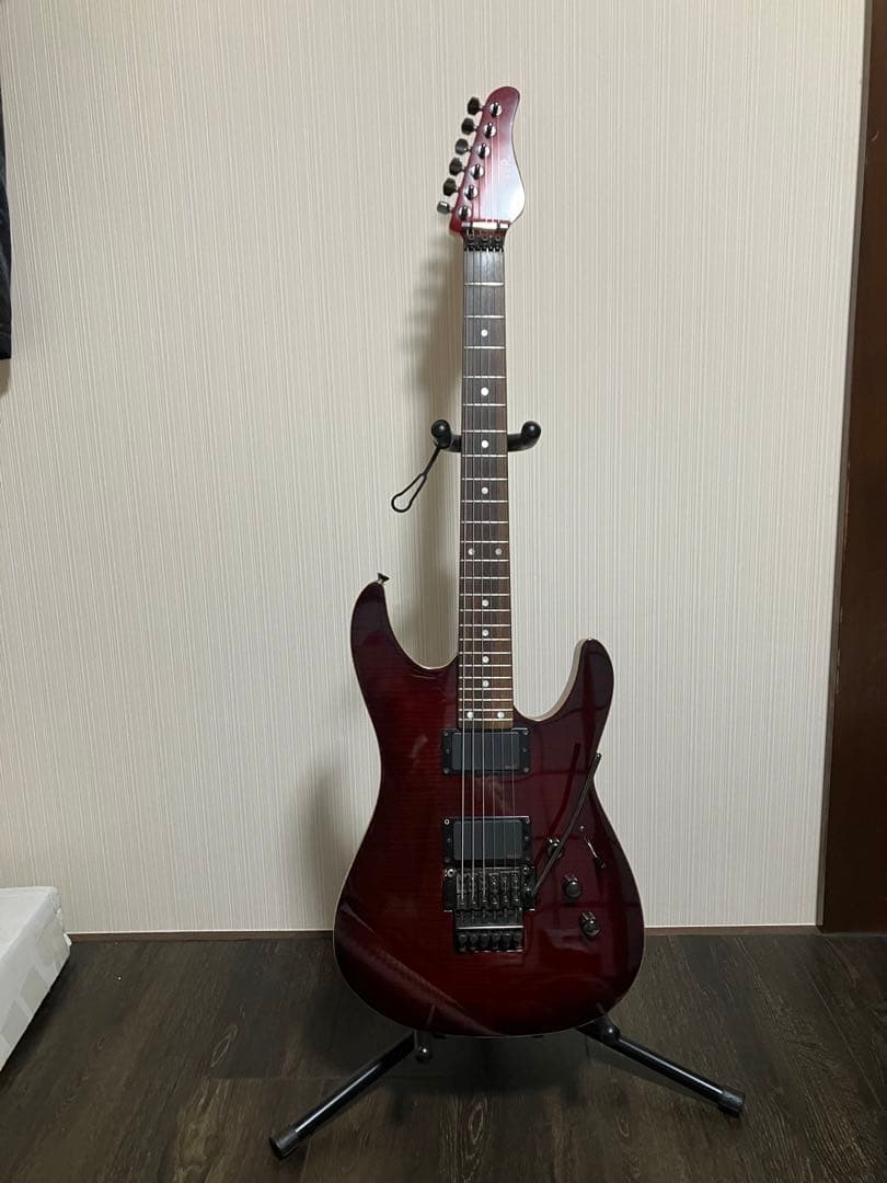 ギター YU SCHECTER NV-IV-24-FM / AS-LTD RED