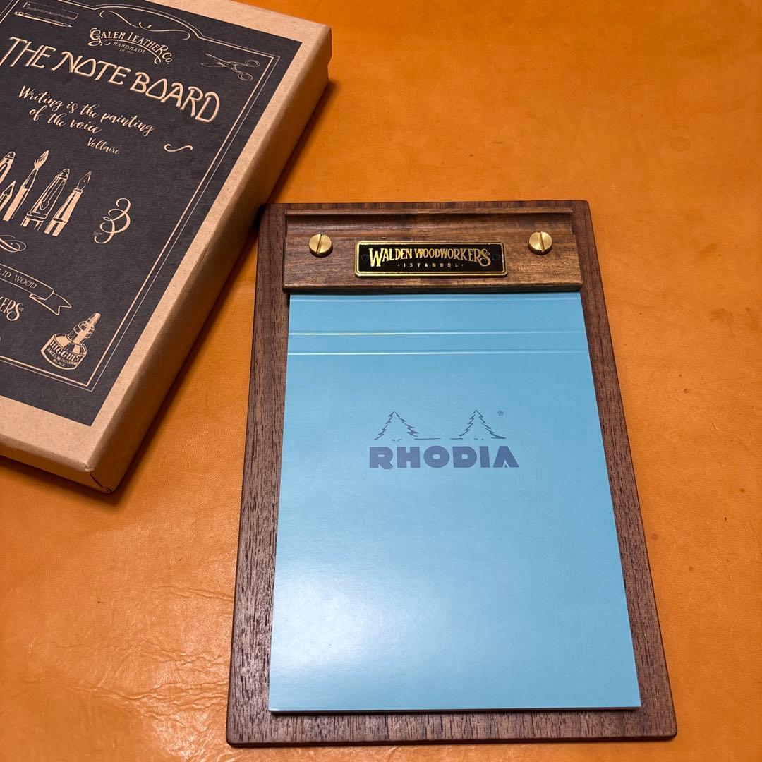 ファイル・バインダー・ケース Walden Woodworkers The Note Board Walnut