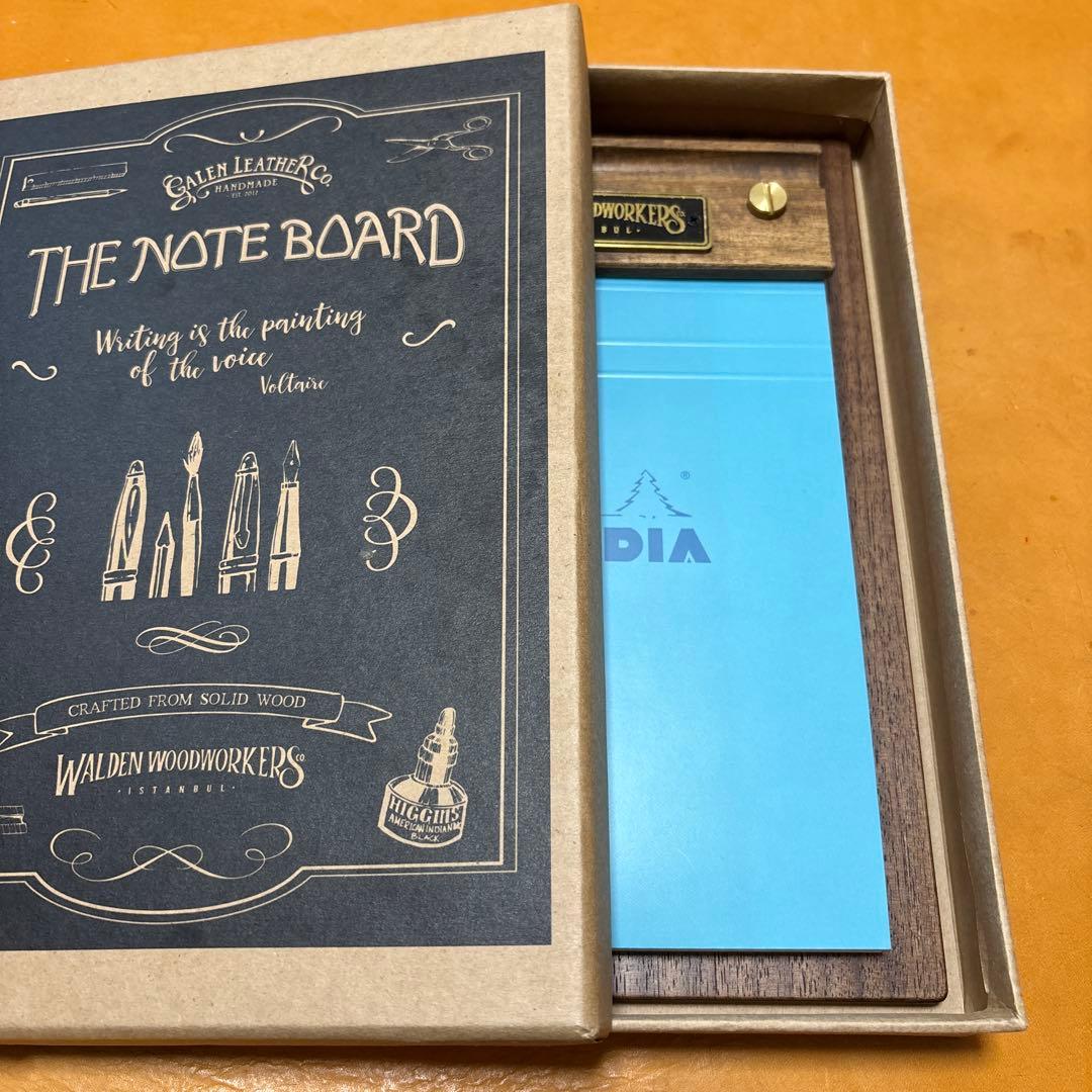 ファイル・バインダー・ケース Walden Woodworkers The Note Board Walnut