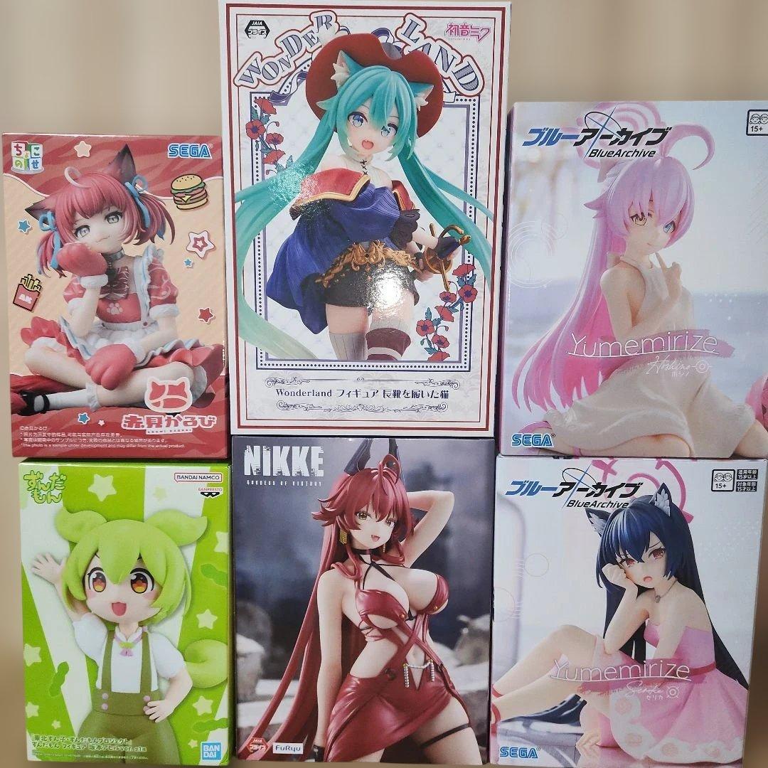 ブルアカ　初音ミク　YouTuber　NIKKE　#白るまんどのフィギュア