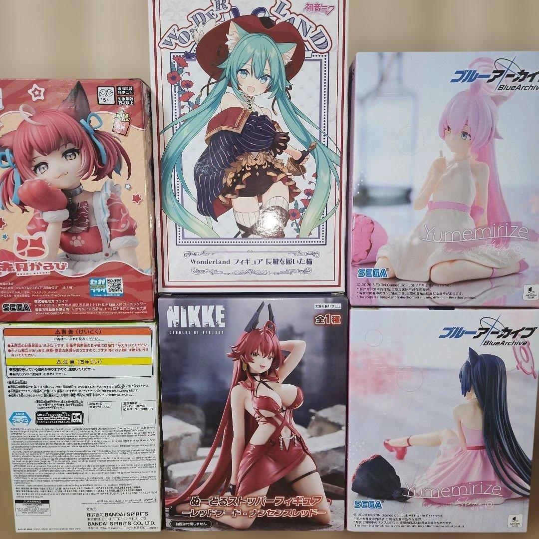 ブルアカ　初音ミク　YouTuber　NIKKE　#白るまんどのフィギュア