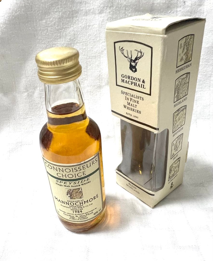 GORDON&MACPHAILミニボトル スコッチウィスキー1974 /1984