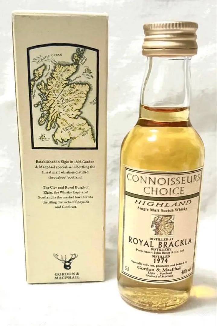 GORDON&MACPHAILミニボトル スコッチウィスキー1974 /1984