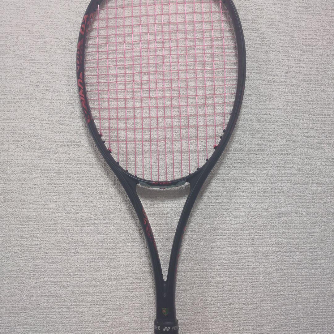ソフトテニスラケット ジオブレイク80Vブラック/レッド