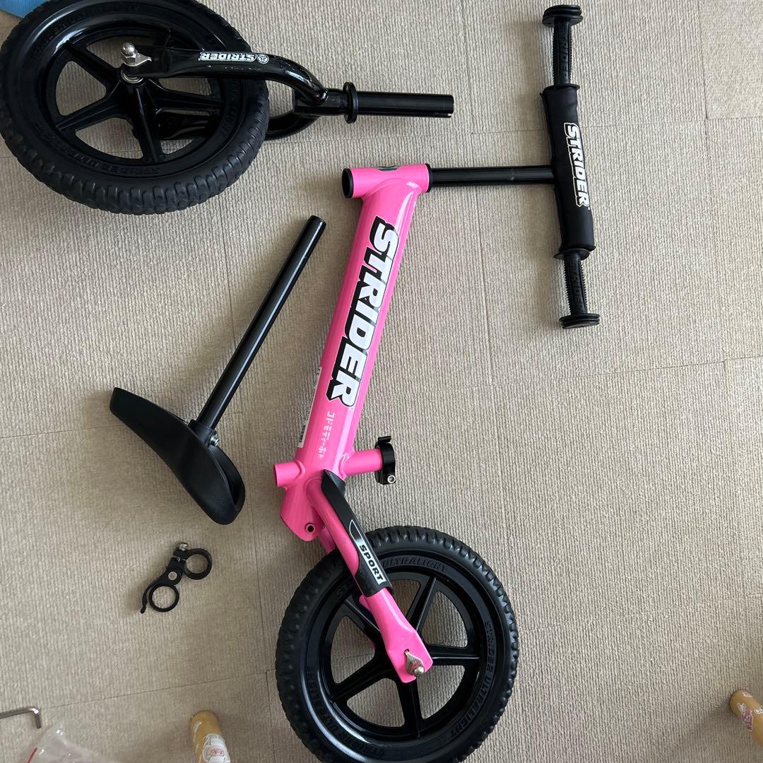 ストライダー 12インチ ピンク　Sportモデル 本体　袋付き