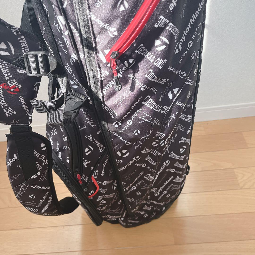 K089 美品 TaylorMade テーラーメイド スタンド式キャディバッグ