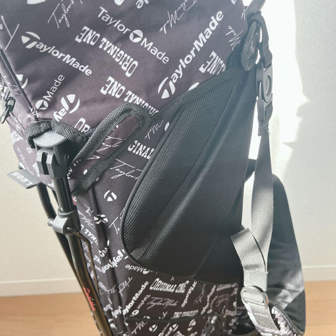 K089 美品 TaylorMade テーラーメイド スタンド式キャディバッグ