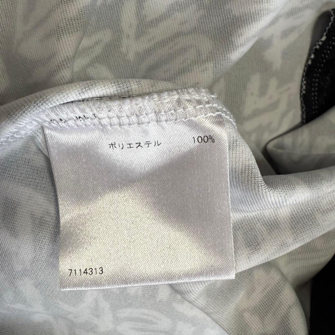 【マンシングウェア】美品 モックネックワンピース ブラック 総ロゴ 3Lサイズ