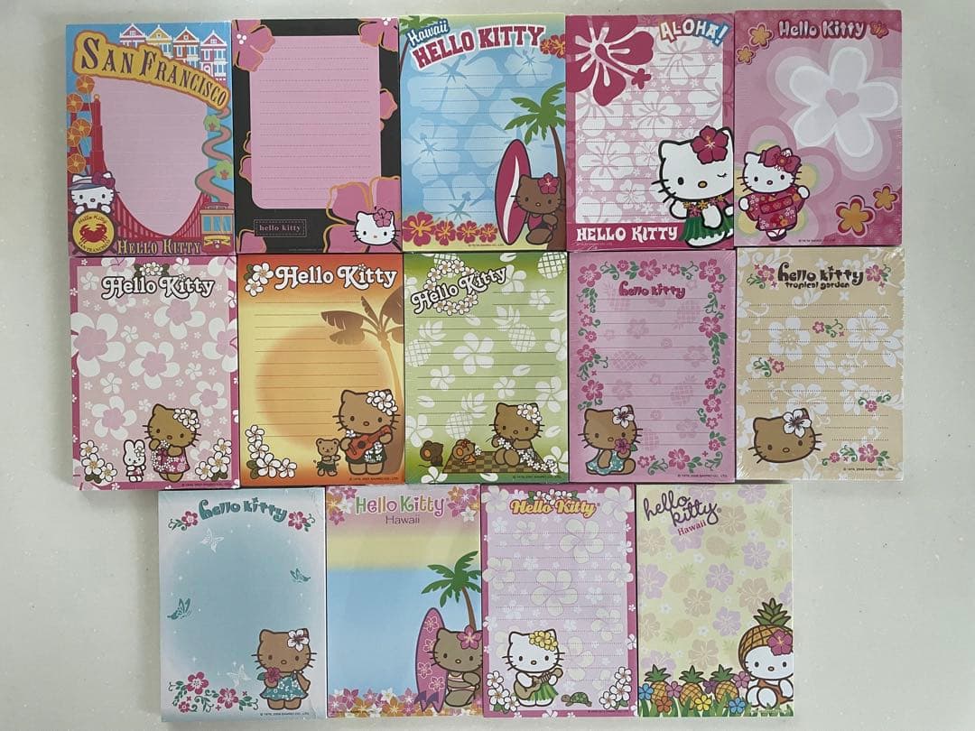 バラ14♡サンリオ♡キティ 海外限定 バラメモ 詰め合せ 28枚