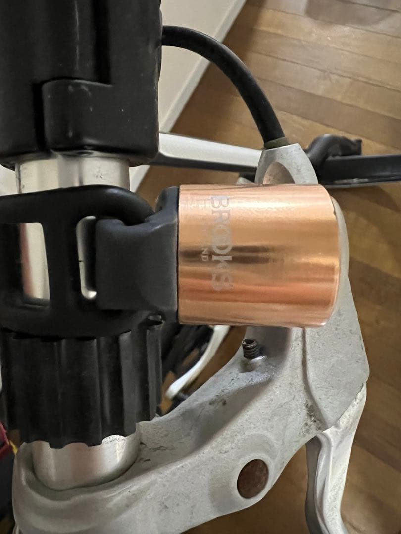 STRIDA SXQRマットブラック+BROOKSサドル Flyers+グリップ