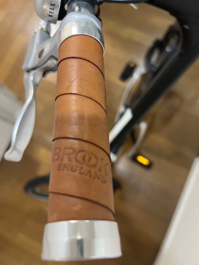 STRIDA SXQRマットブラック+BROOKSサドル Flyers+グリップ