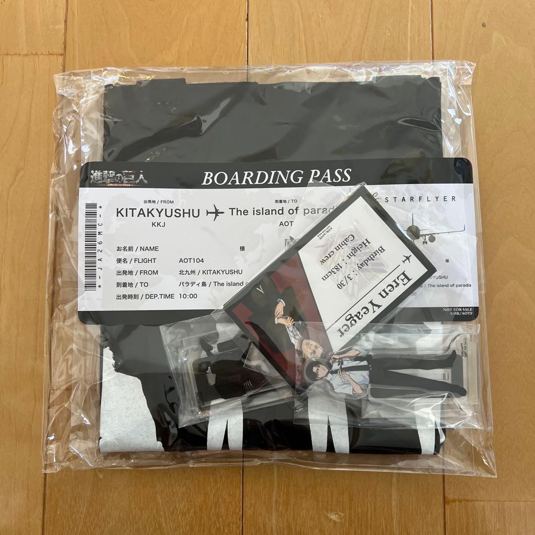 進撃の巨人 スターフライヤー 特典セット リヴァイ&ハンジアクスタ