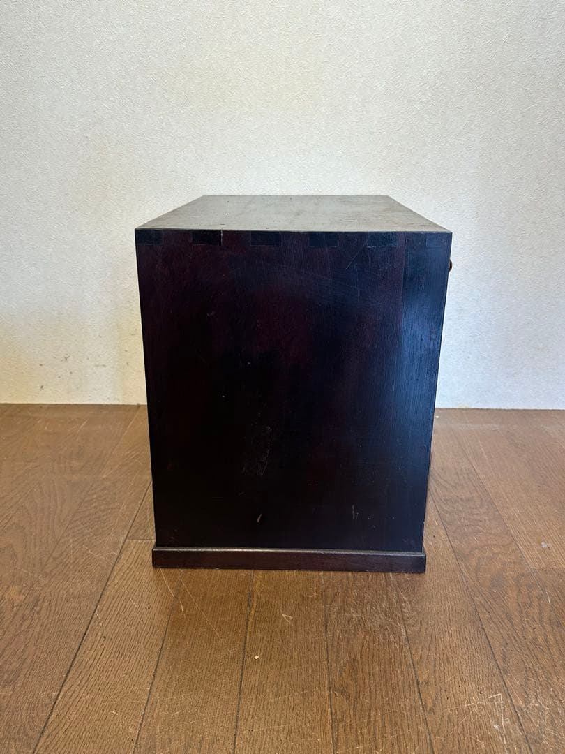 松本民芸家具　凸面小抽斗　小さな箪笥　引き出し家具