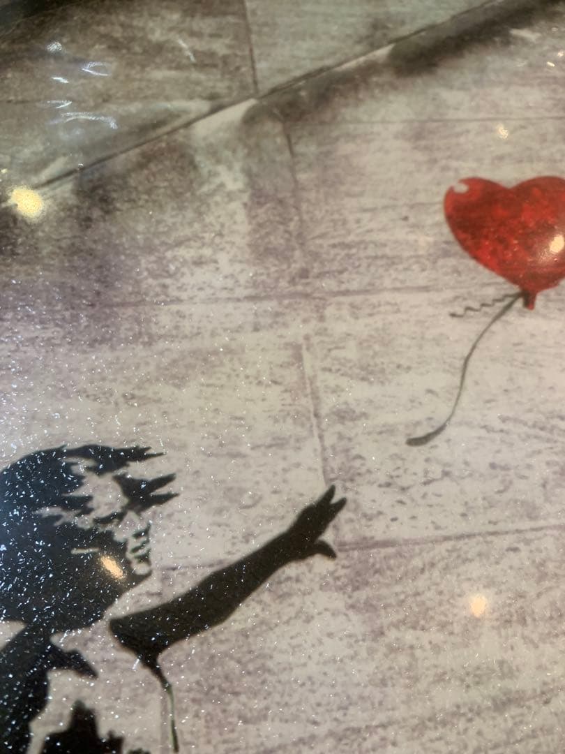 ホリデン様　☆超美品☆レア バンクシー　レッドバルーン　額絵　雑貨