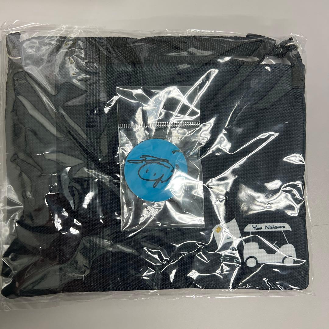 【直筆サイン】西村優菜プロ／ニチレイレディス優勝記念 サコッシュ＆キーホルダー