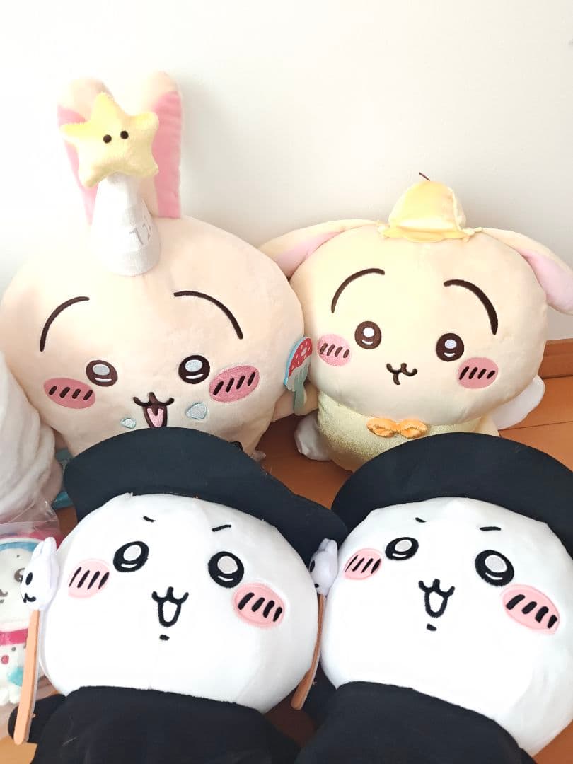 ちいかわ♥新品♥ハチワレうさぎ妖精BIGぬいぐるみ♥エニマイくじ11点セット♥