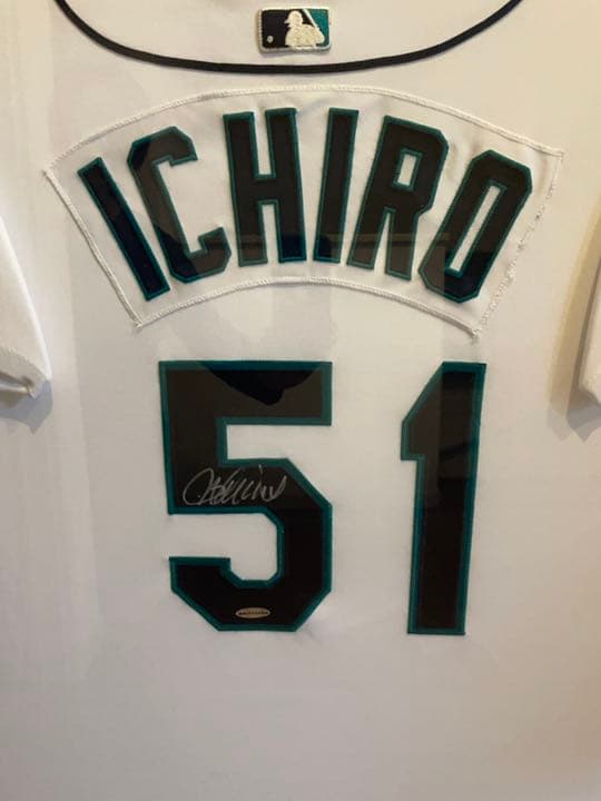 MLB イチロー　直筆サイン入り　ルーキーイヤー　ジャージ　UDA 証明書　殿堂